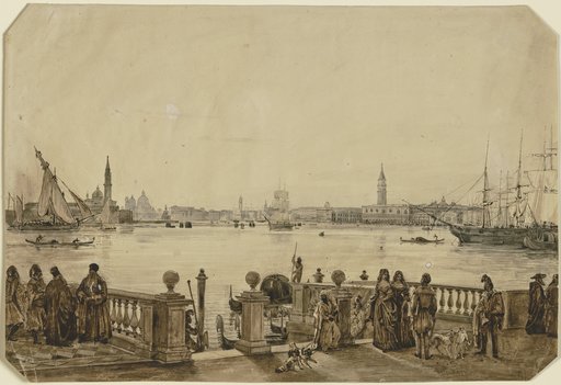 View on Venice, Friedrich Nerly