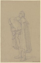 Römischer Dudelsackspieler ("Piferari"), Theodor Pelissier