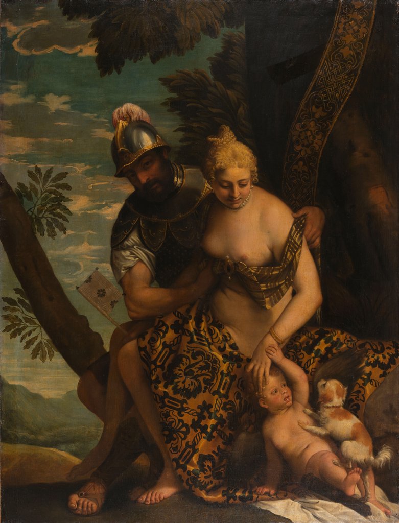 Mars and Venus, Paolo Veronese;  workshop