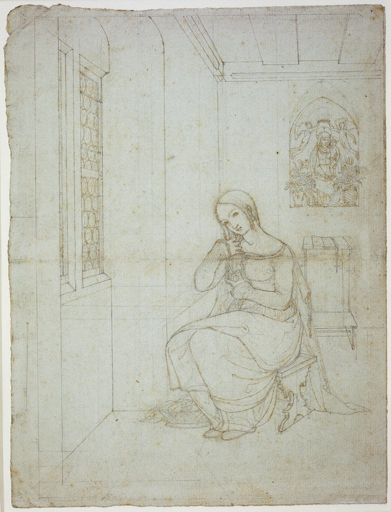 Mary in the chamber (II), Franz Pforr