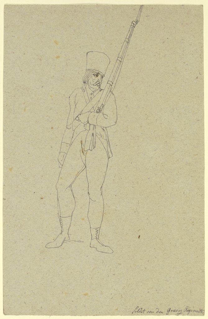 Soldat von den Grenzregimenten, Franz Pforr