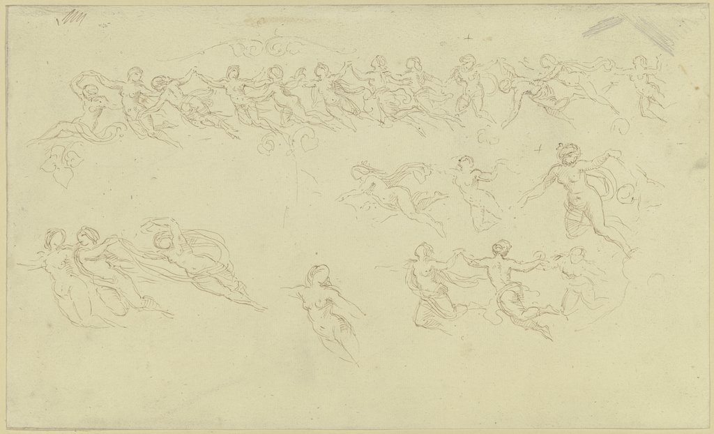 Study sheet: Elfin dance, Moritz von Schwind