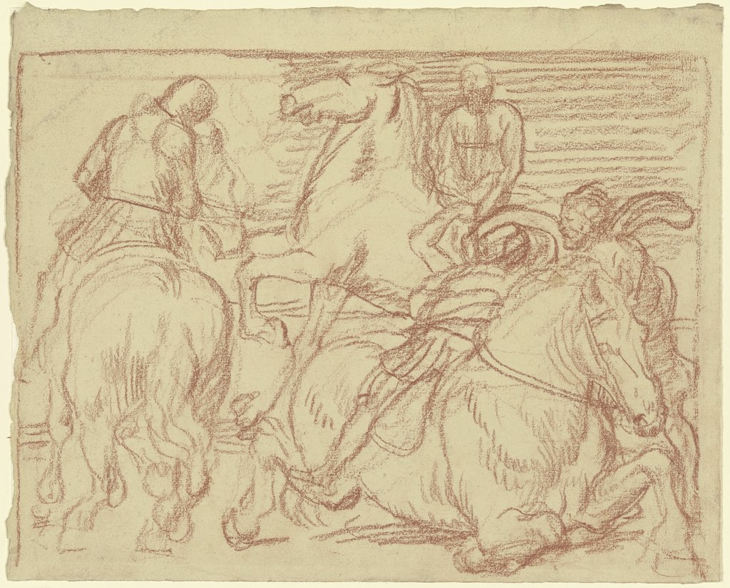 Horses bustling, Fritz Boehle