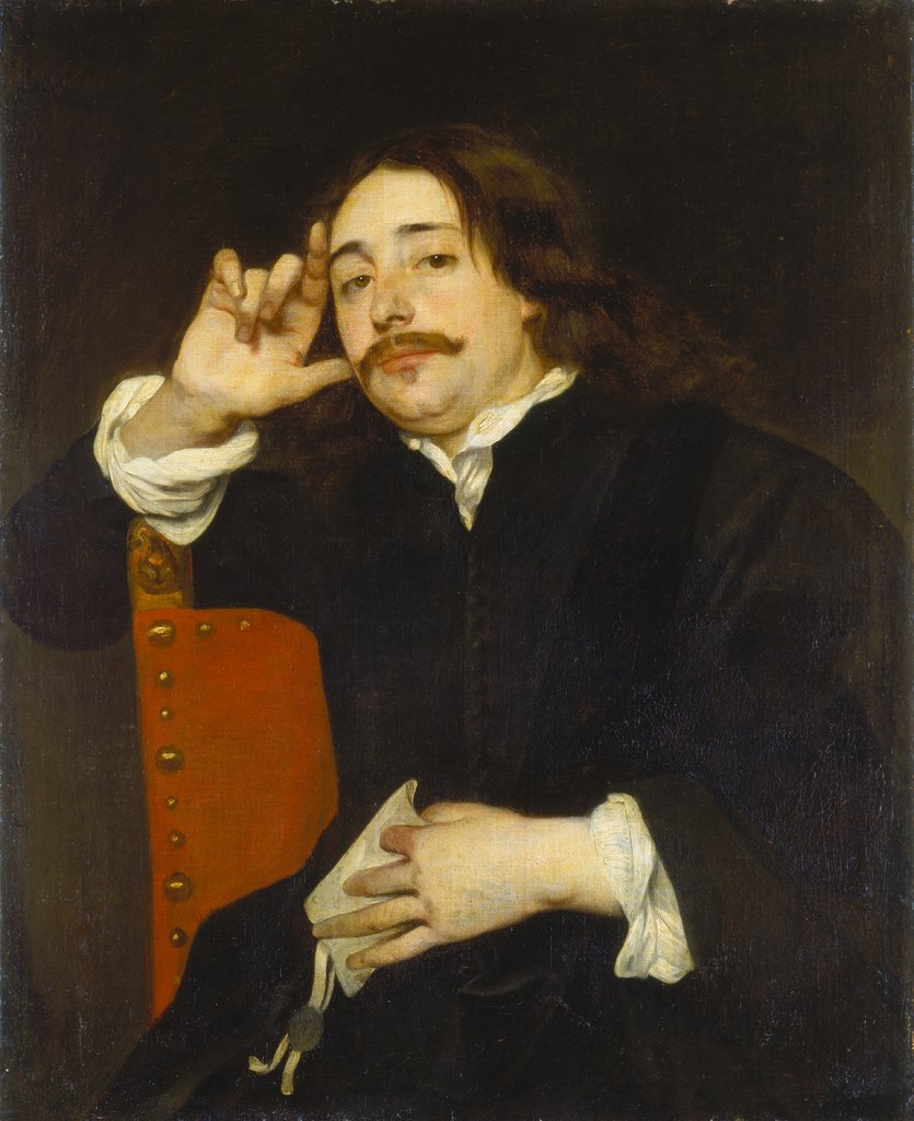 Portrait of a Man, Lucas Franchoys II;   attributed