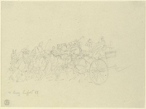 Bayerische Artillerie, "Batterie Halt!", Heinrich Lang