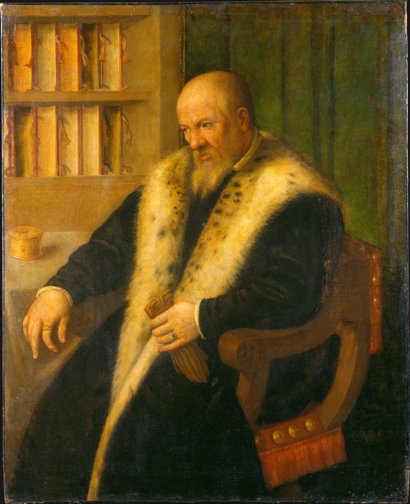 Portrait of a Scholar, style of Moretto da Brescia