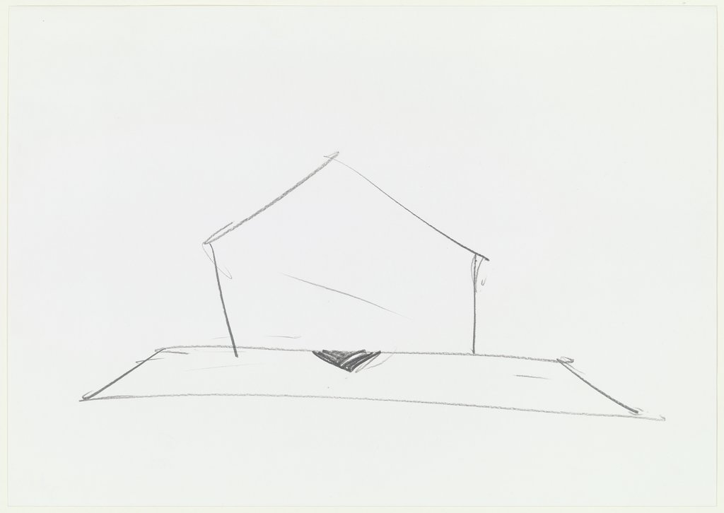 Untitled, house shape, Gerald Domenig