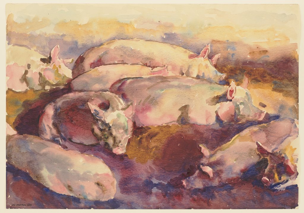 Schweinestall, Philipp Franck