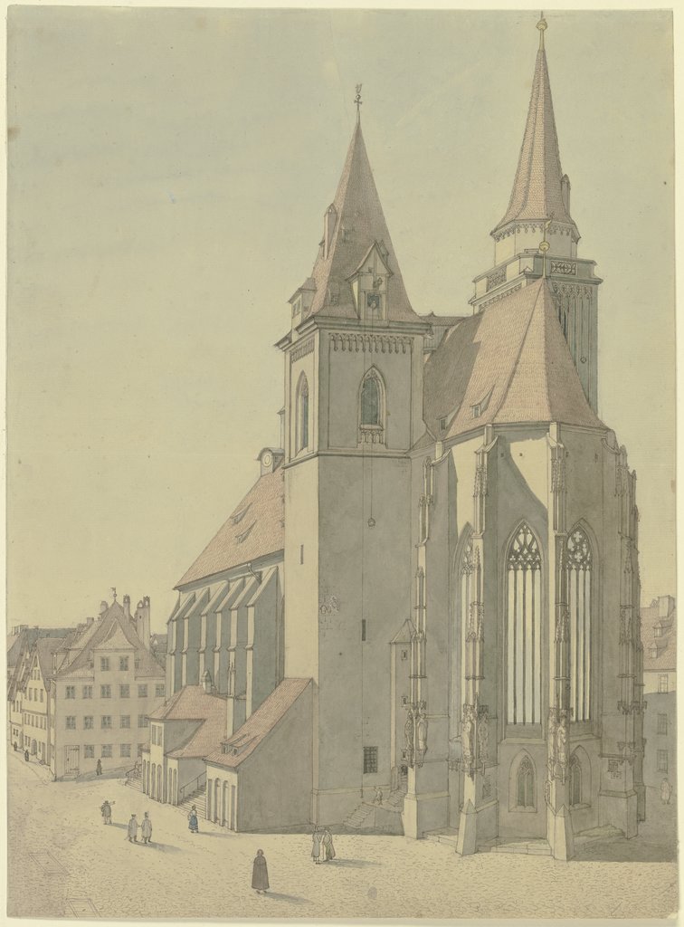 St. Johannis in Ansbach, Ludwig Hoffstadt;   attributed