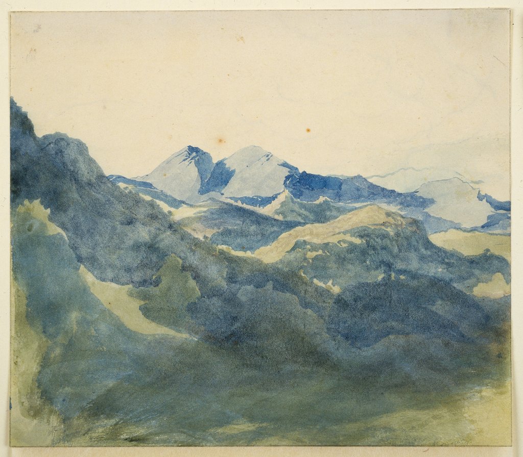 Landscape with Blue Mountains, Franz Horny