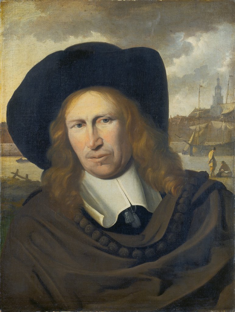 Portrait of a Man from the City of Emden, Ludolf Backhuysen