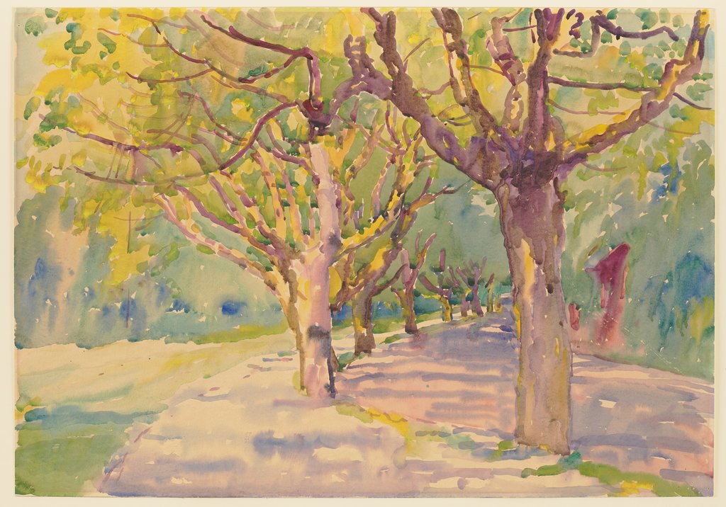 Avenue of plane trees, Philipp Franck