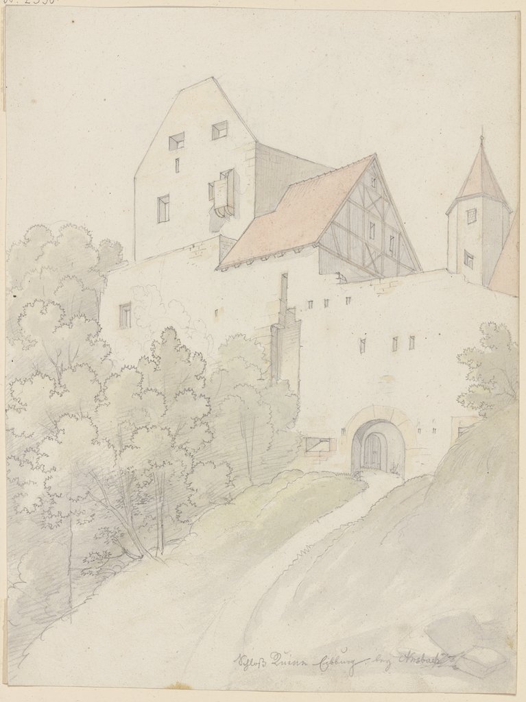 Schloßruine Eybburg bei Ansbach, Karl Ballenberger