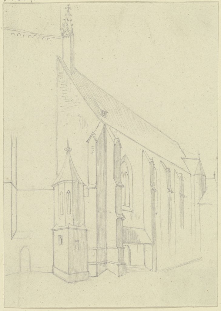 Side façade of a church, Karl Ballenberger