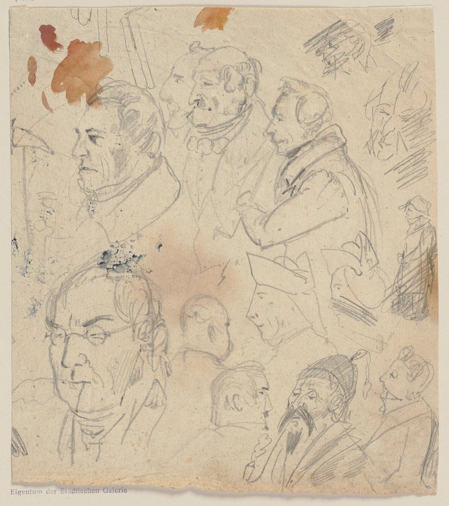 Study sheet: Heads, Fritz Bamberger