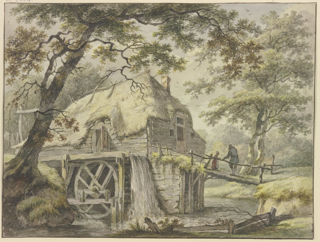 Mill in the forest, Pieter Pietersz. Barbiers