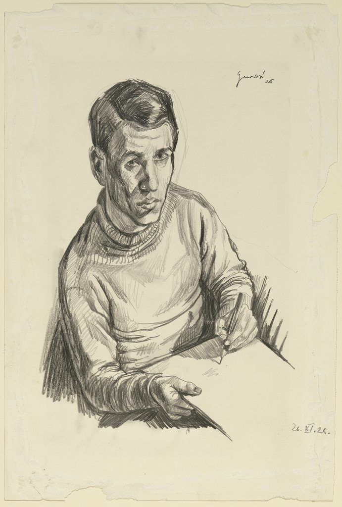 Portrait of an illustrator, Theo Garve