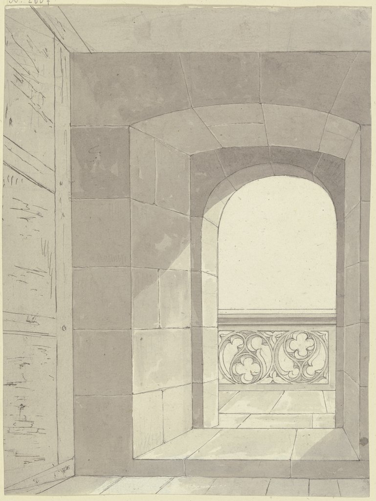 Tower door onto a balcony, Karl Ballenberger