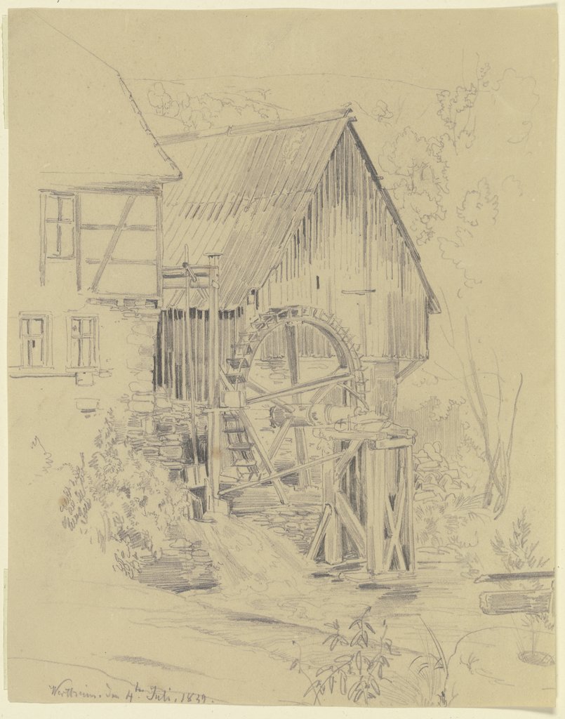 Mühle in Wertheim, Fritz Bamberger