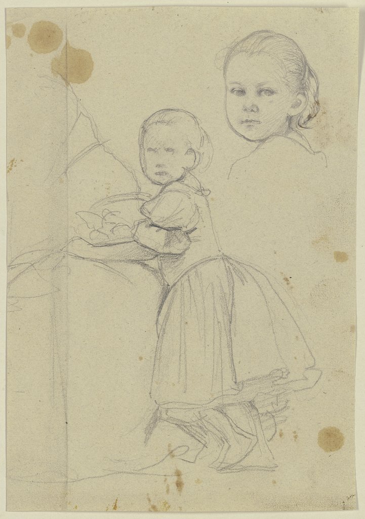 Studies of a child, Jakob Becker