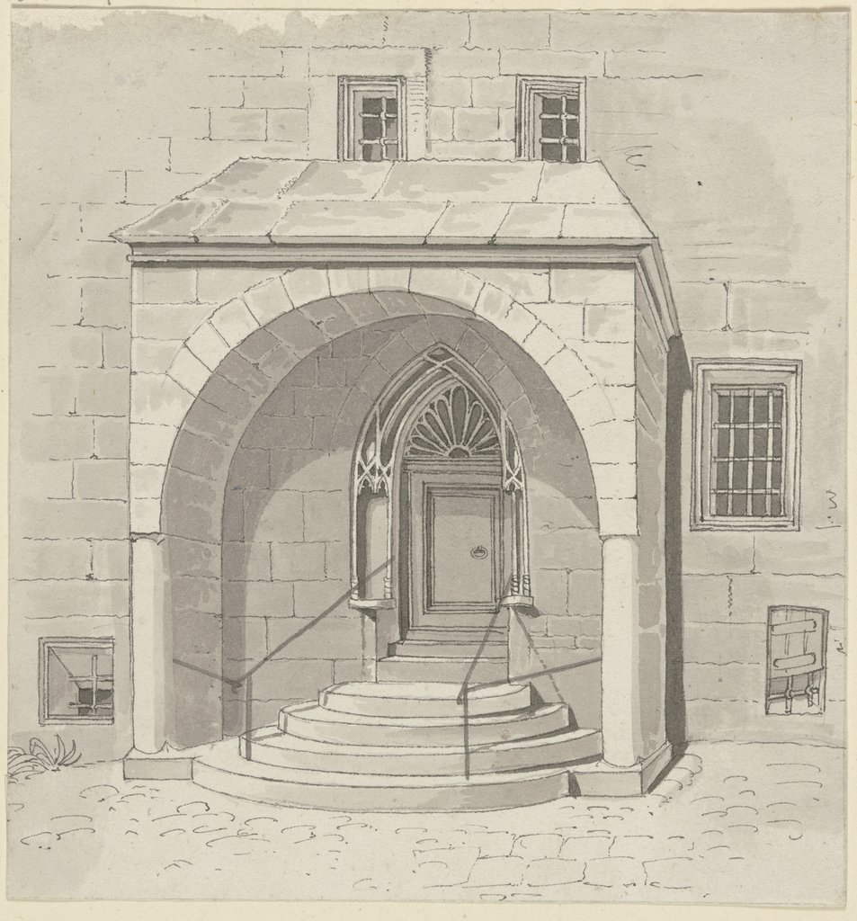 Portal with an atrium, Karl Ballenberger