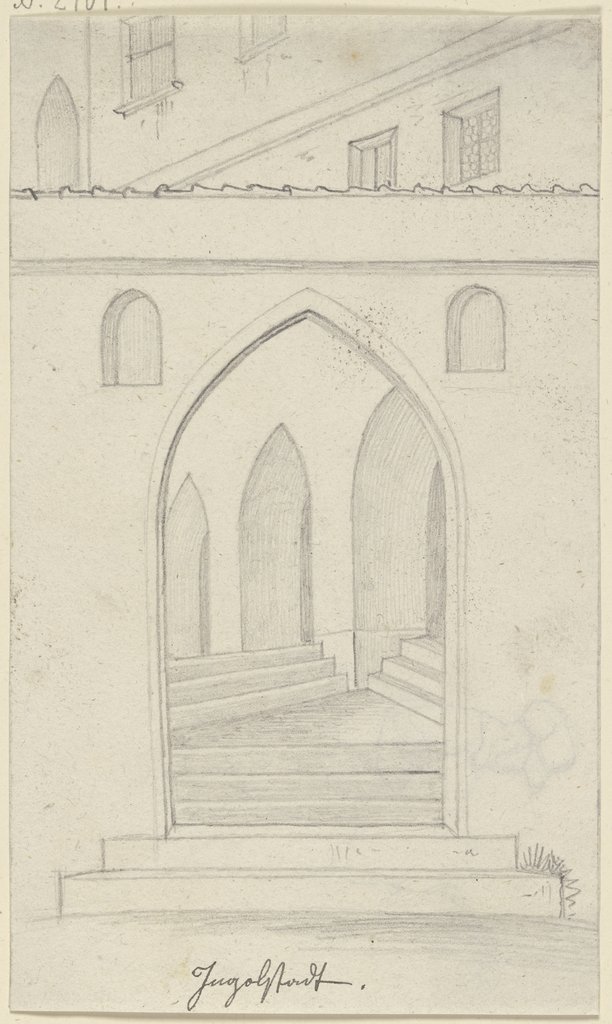 Spitzbogiges Portal in Ingolstadt, Karl Ballenberger