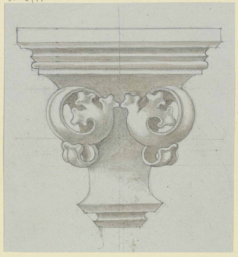 Gotisches Kapitellchen mit Krabben, Karl Ballenberger