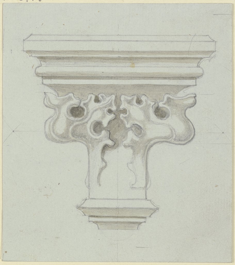 Gotisches Kapitellchen mit Krabben, Karl Ballenberger