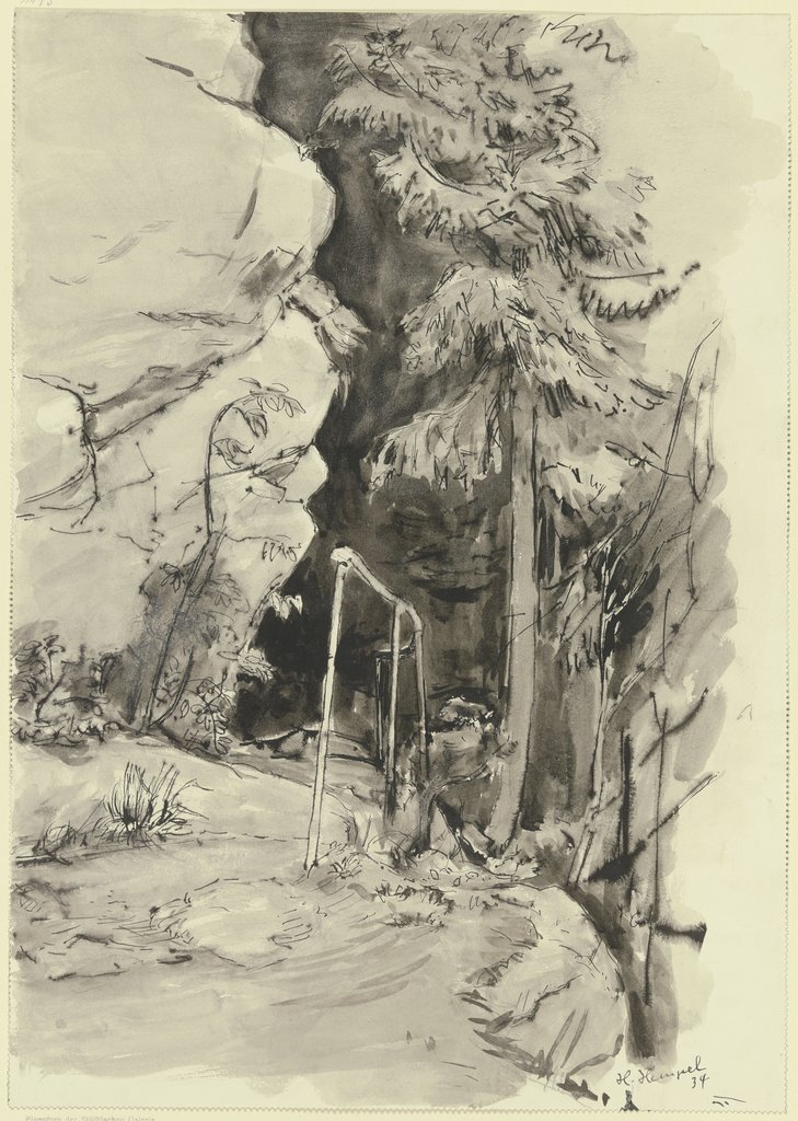 Rocky gorge, H. Hempel