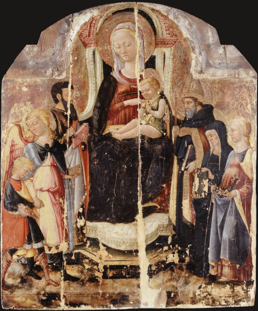 Virgin and Child Enthroned with Saints, Neri di Bicci