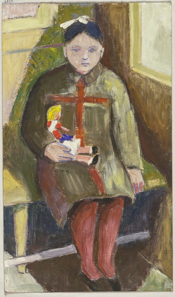 Child with doll, Wolfgang Hosse