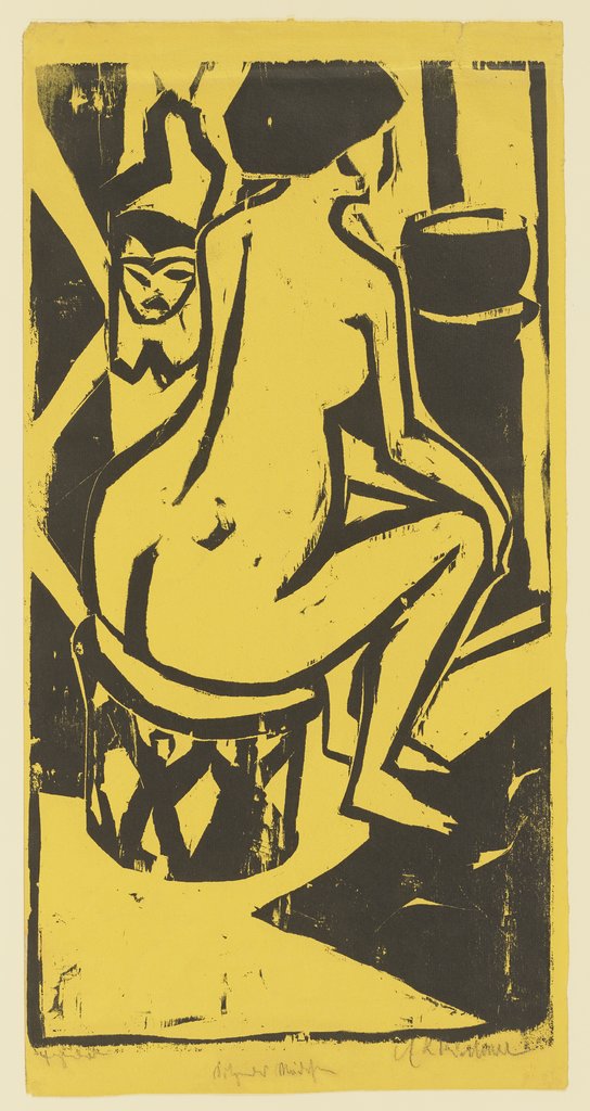 Sitzendes Mädchen, Ernst Ludwig Kirchner