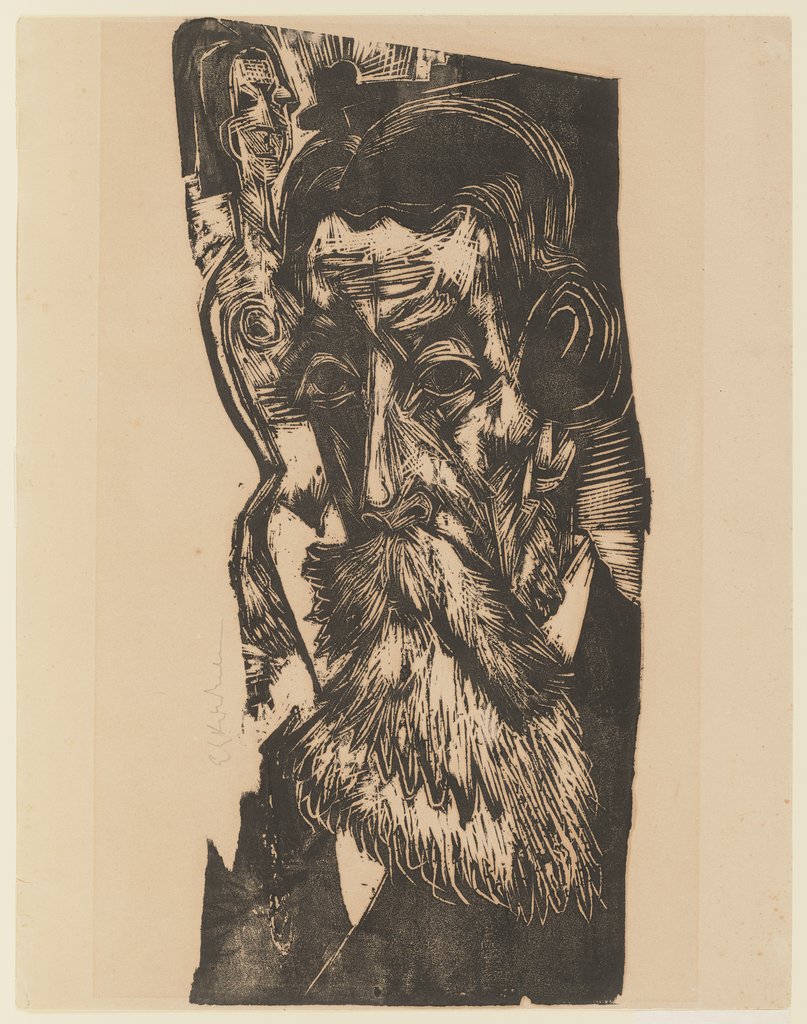 Head of Ludwig Schames, Ernst Ludwig Kirchner