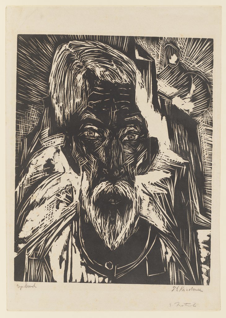 Alter Bauer. – Kopf Senn R., Ernst Ludwig Kirchner