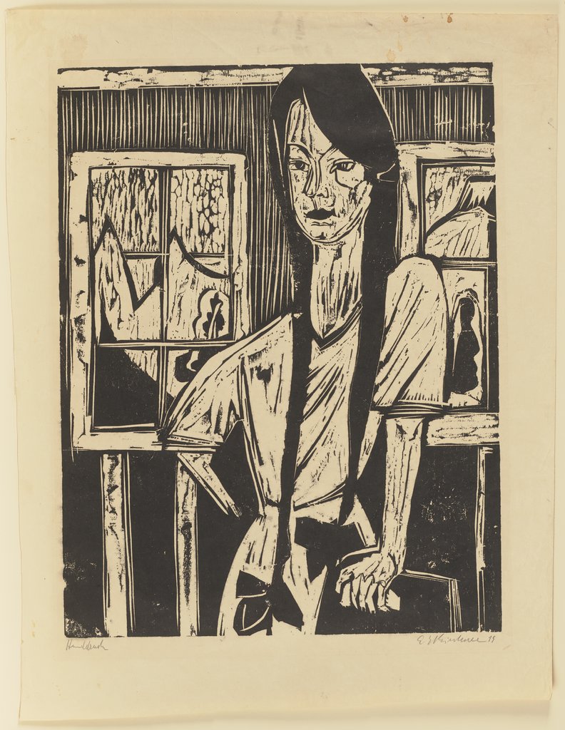 Junges Mädchen (Tochter Lange), Ernst Ludwig Kirchner