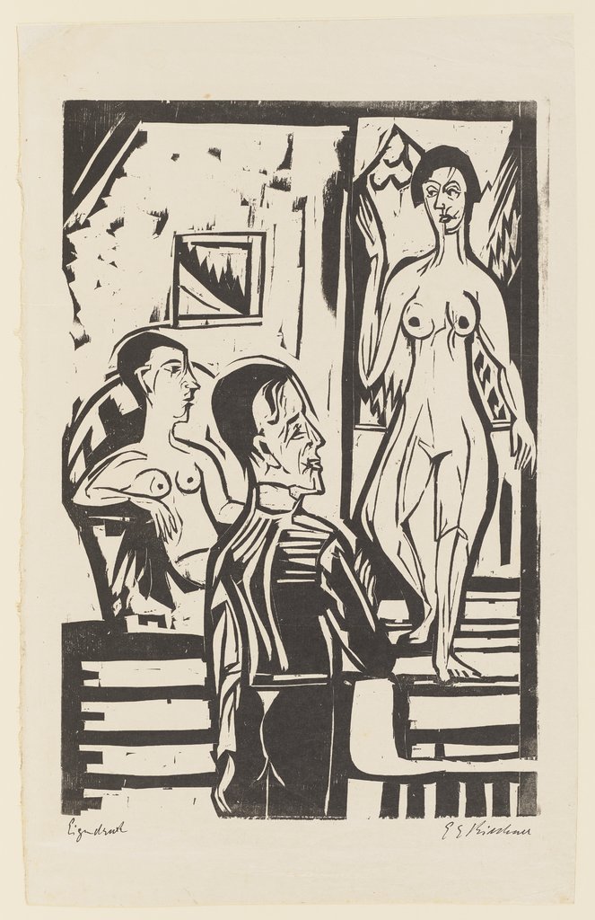 L'après midi du peintre, Ernst Ludwig Kirchner