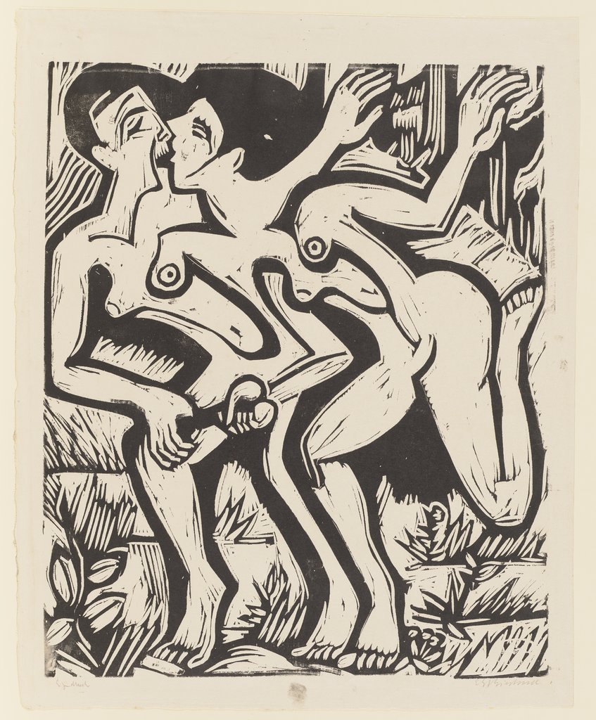 Stafettenläuferinnen, Ernst Ludwig Kirchner