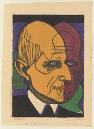 Kopf Dr. Frédéric Bauer, Ernst Ludwig Kirchner