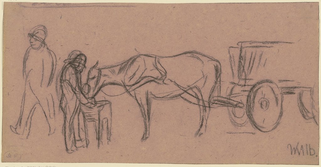 Grazing draught animal, Wilhelm Kalb