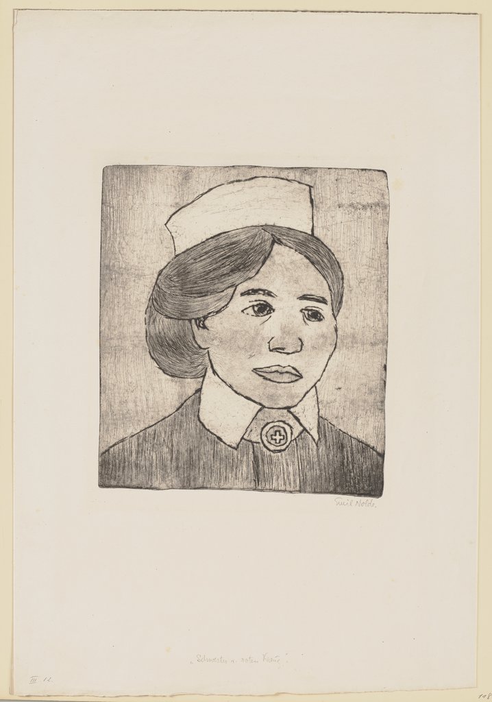 Schwester vom Roten Kreuz, Emil Nolde