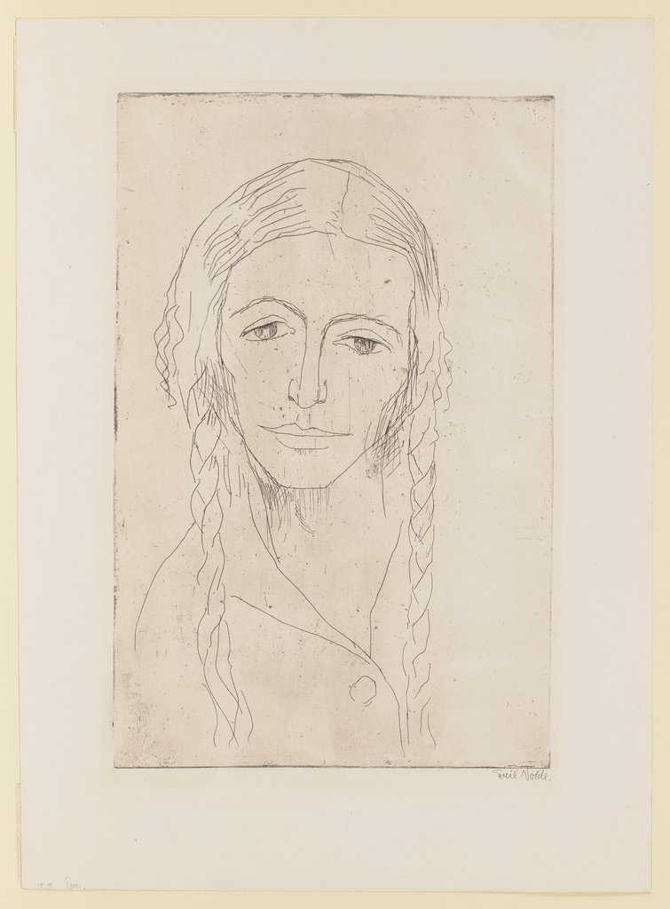 Eva (Eva Bang, Nichte von Ada Nolde), Emil Nolde