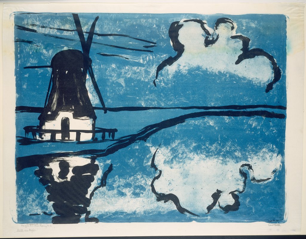 Mühle am Wasser, Emil Nolde