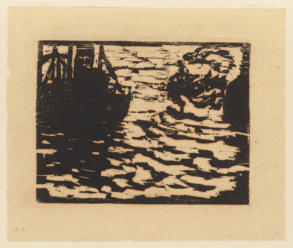 Großer und kleiner Dampfer, Emil Nolde