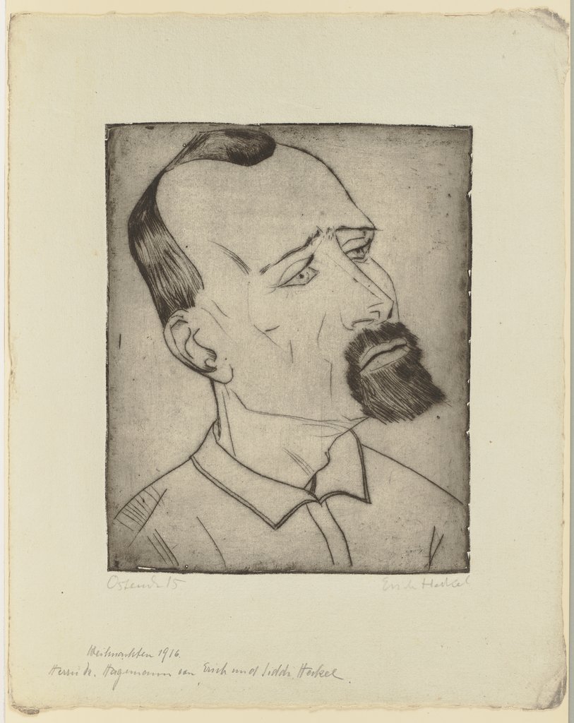 Bildnis Dr. M., Erich Heckel