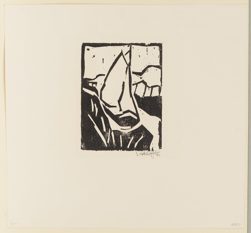 Boot im Kanal, Karl Schmidt-Rottluff