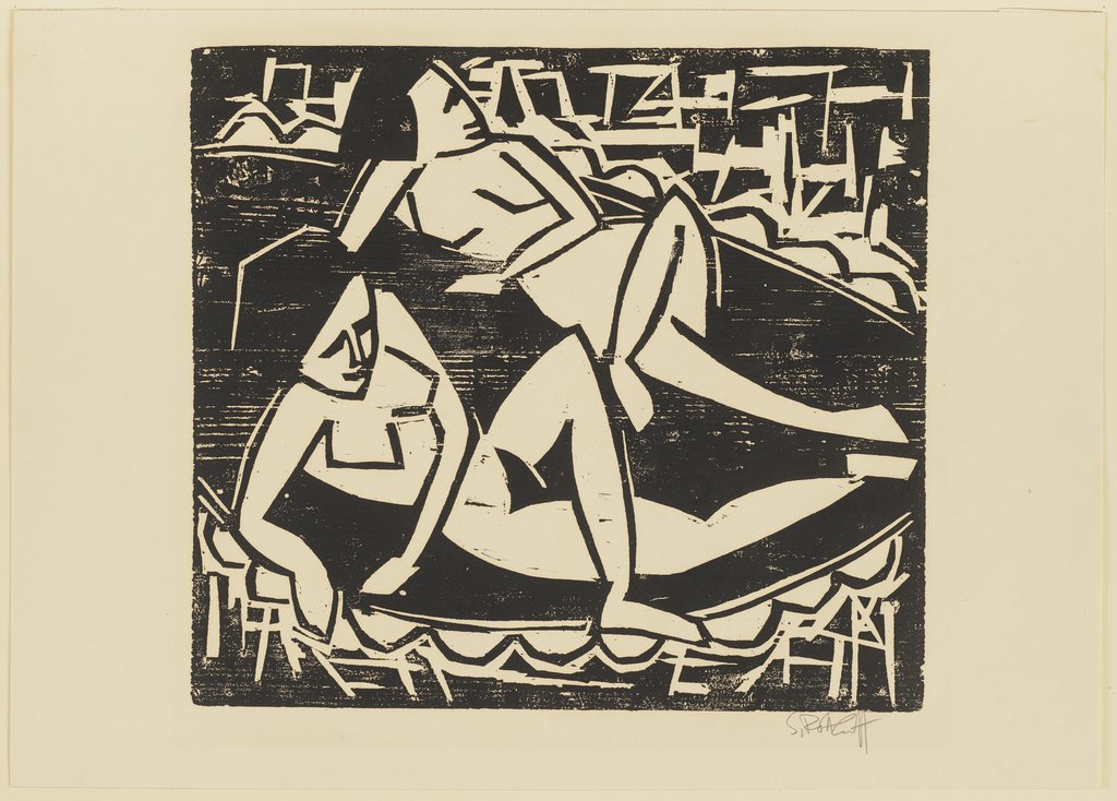 Akte auf Teppich II, Karl Schmidt-Rottluff