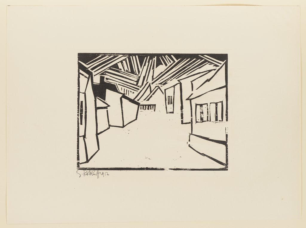 Straße in Sonne, Karl Schmidt-Rottluff