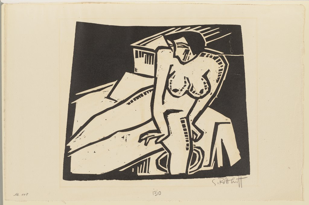 Mädchen auf Sofa, Karl Schmidt-Rottluff