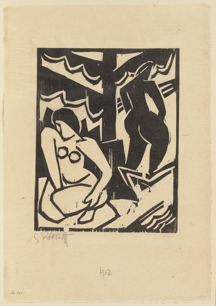 Akte unter Baum, Karl Schmidt-Rottluff