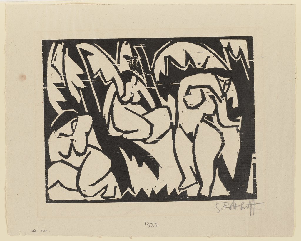 Akte im Wald, Karl Schmidt-Rottluff